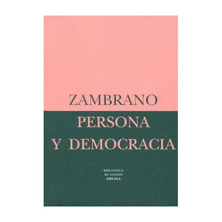 PERSONA Y DEMOCRACIA (B.E.)