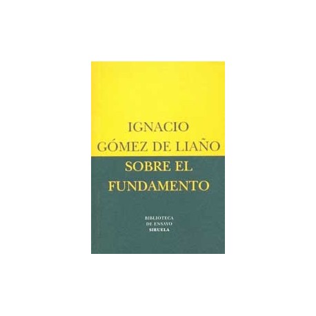 SOBRE EL FUNDAMENTO (B.E.)