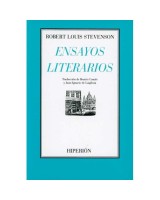 ENSAYOS LITERARIOS