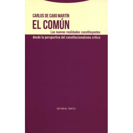 COMUN EL LAS NUEVAS REALIDADES CONSTITUYENTES DESDE LA PESRPECTIVA DEL CONSTITUCIONALISMO CRÍTICO