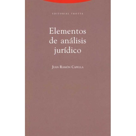 ELEMENTOS DE ANÁLISIS JURÍDICO