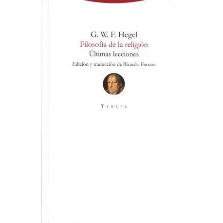 FILOSOFIA DE LA RELIGION. ULTIMAS LECCIO