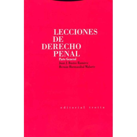 LECCIONES DE DERECHO PENAL  PARTE GENERAL