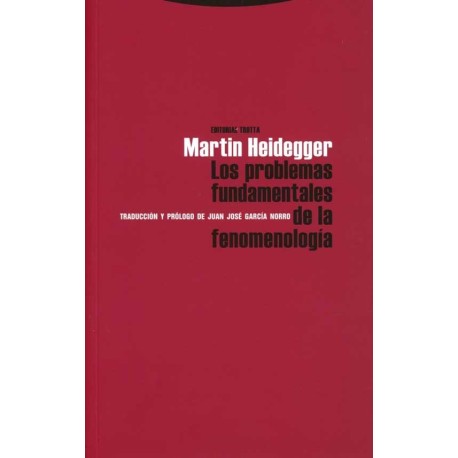 PROBLEMAS FUNDAMENTALES DE LA FENOMENOLO