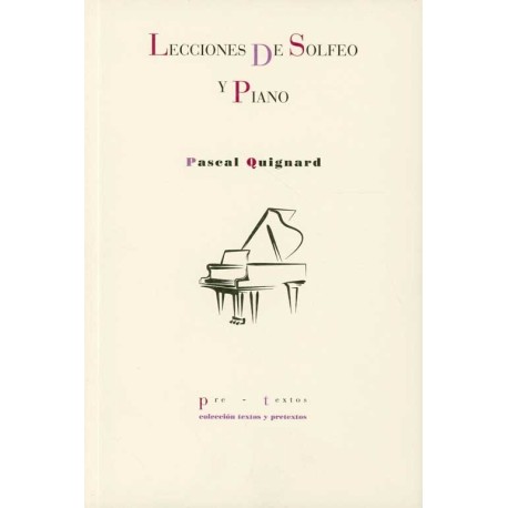 LECCIONES DE SOLFEO Y PIANO