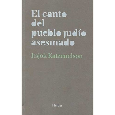 CANTO DEL PUEBLO JUDÍO ASESINADO EL