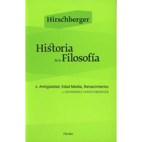 HISTORIA DE LA FILOSOFIA I ANTIGUEDAD