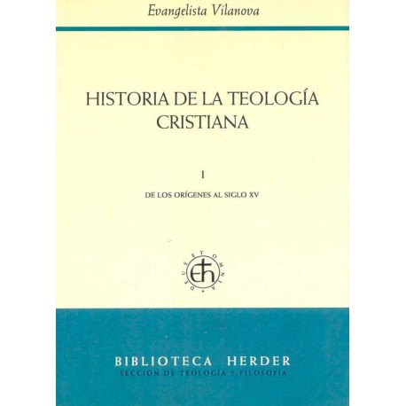 HISTORIA DE LA TEOLOGIA CRISTIANA T. 1 RCA