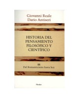 HISTORIA DEL PENSAMIENTO FILOSÓFICO Y CIENTÍFICO VOLUMEN III DEL ROMANTICISMO HASTA HOY