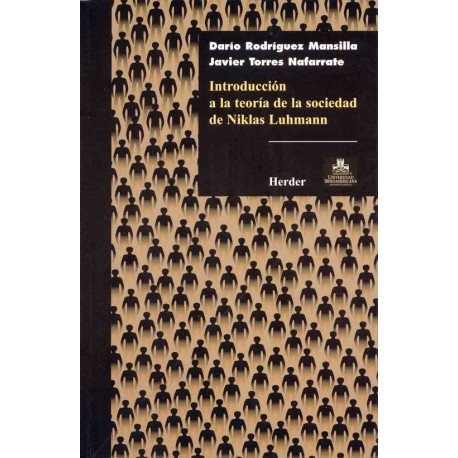 INTRODUCCIÓN A LA TEORÍA DE LA SOCIEDAD DE NIKLAS LUHMANN