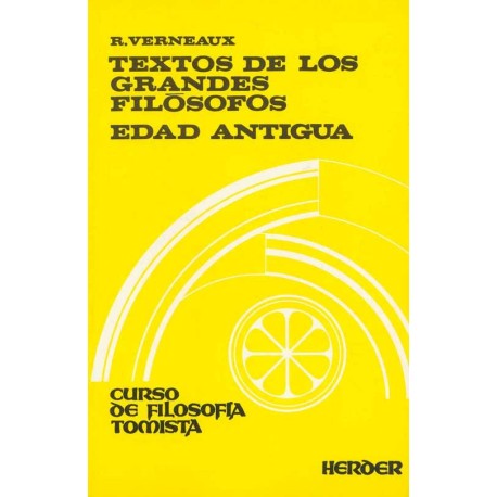 TEXTOS GRANDES FILÓSOFOS EDAD ANTIGUA