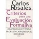 CRITERIOS PARA UNA EVALUACION FORMATIVA.