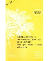 INFORMACION Y DOCUMENTACION EN SECUNDARIA. PARA QUE, DONDE Y