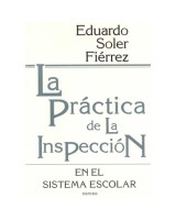 PRACTICA DE LA INSPECCION EN EL SISTEMA ESCOLAR, LA: EN EL S