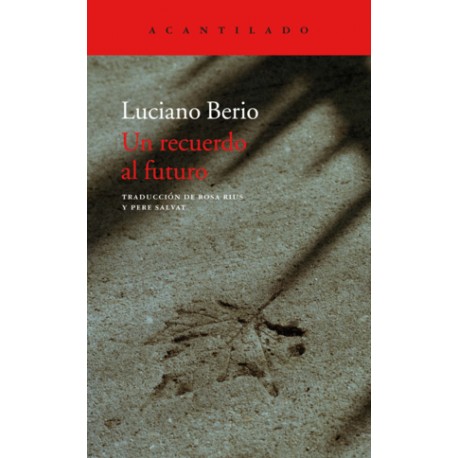 RECUERDO AL FUTURO, UN