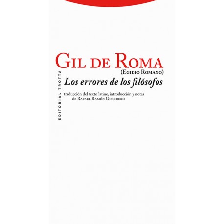 ERRORES DE LOS FILÓSOFOS LOS