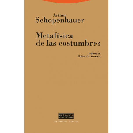 METAFÍSICA DE LAS COSTUMBRES