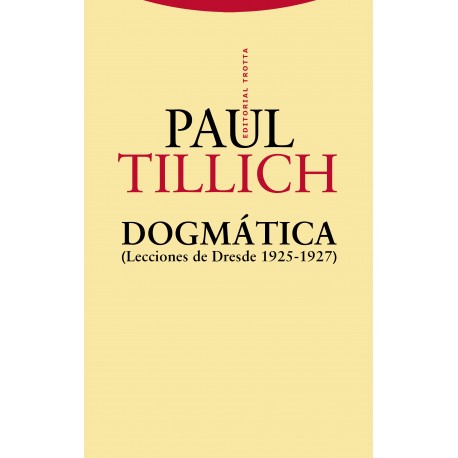 DOGMATICA LECCIONES DE DRESDE 1925-1927