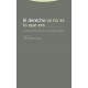 DERECHO YA NO ES LO QUE ERA EL
