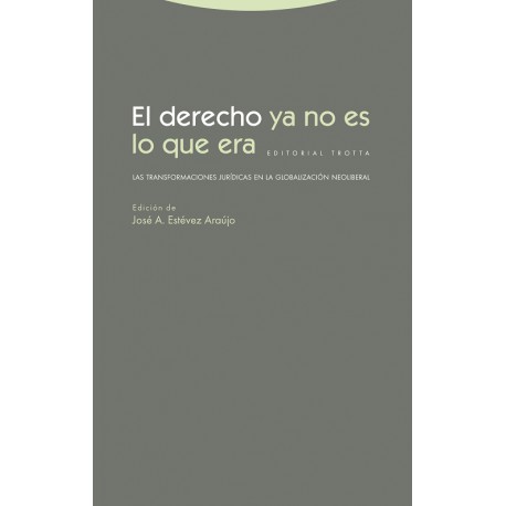 DERECHO YA NO ES LO QUE ERA EL