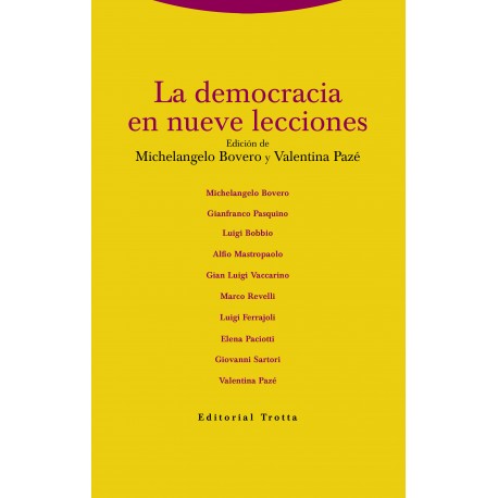 DEMOCRACIA EN NUEVE LECCIONES LA