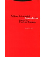 POLÍTICAS DE LA AMISTAD SEGUIDO DE EL OÍDO DE HEIDEGGER