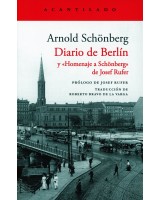 DIARIO DE BERLÍN Y "HOMENAJE A SCHÖNBERG" DE JOSEF RUFER